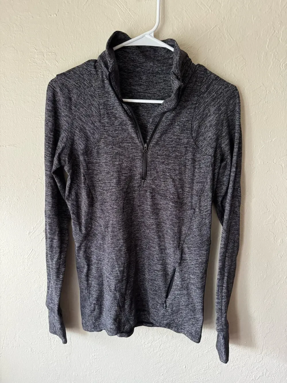 Lululemon Dark Gray Half Zipper Sweatshirt Size 8